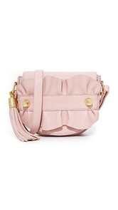 Milly Ruffle Cross Body Saddle Bag