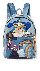 Marc Jacobs Denim Julie Biker Backpack