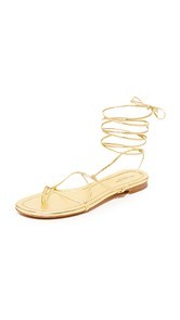 Michael Kors Collection Bradshaw Wrap Sandals