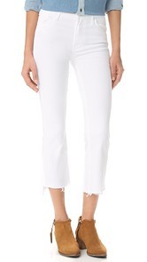 MOTHER The Insider Crop Step Fray Jeans