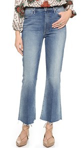 MOTHER The Hustler Ankle Fray Jeans