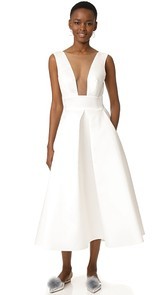 Monique Lhuillier Tea Length Gown