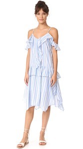 Moon River Ruffled Camisole Dress