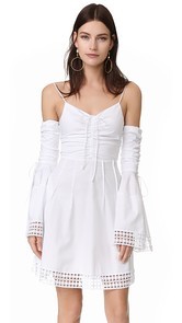 Nicholas N/Nicholas Gathered Bell Sleeve Dress