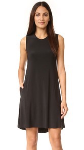 Norma Kamali Kamali Kulture Sleeveless Swing Dress