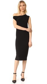 Norma Kamali Drop Shoulder Dress
