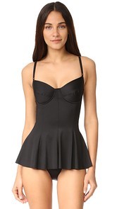 Norma Kamali Underwire Swim Dress