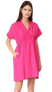 No. 21 Poplin Short Sleeve Dress