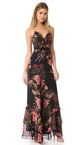 Nicholas Peony Floral Spiral Jumpsuit