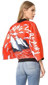 Opening Ceremony Reversible Kimono Bomber Jacket
