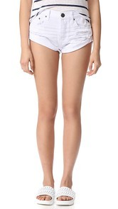 One Teaspoon White Beauty Bandit Shorts