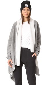 Oak Long Sleeve Wrap Cardigan