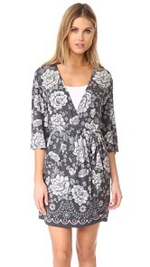 PJ Salvage Happy Flowers Robe