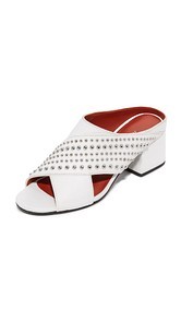 3.1 Phillip Lim Crisscross Cube Mules