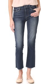 PAIGE Jacqueline Frayed Hem with Shadow Pockets