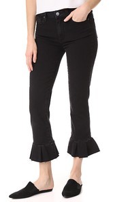 PAIGE Rafaela Jeans with Ruffle Hem