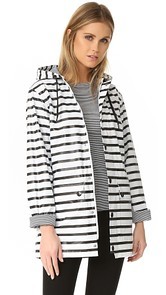 Petit Bateau Fiona Button Hoodie Raincoat