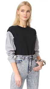 3.1 Phillip Lim French Terry Combo Top