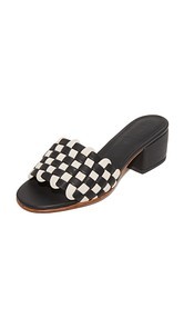 Rachel Comey Pentz Woven Leather Mules