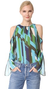 Ramy Brook Ibiza Geo Sander Blouse