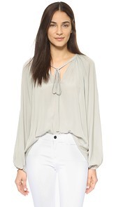 Ramy Brook Paris V-Neck Caftan Blouse