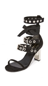 Robert Clergerie x Self Portrait Block Heel Sandals