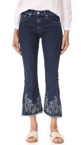 Rag &amp; Bone/JEAN Crop Flare Jeans
