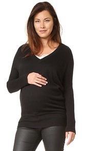 Rosie Pope V Neck Maternity Sweater
