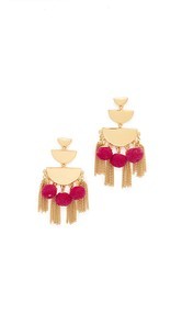 Rebecca Minkoff Triple Tier Chandelier Earrings