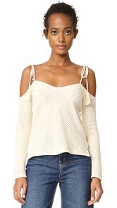 Saylor Niki Cold Shoulder Sweater