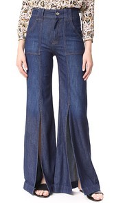 7 For All Mankind Palazzo Pants with Front Slits