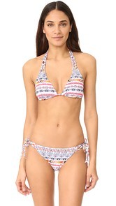 Shoshanna Multi String Bikini Top