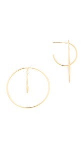 Shashi Venus Hoop Earrings