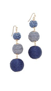 Shashi Matilda Striped Earrings