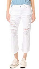 Siwy Jenna Louise Twisted Seam Crop Flare Jeans