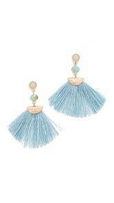 Shashi Mia Tassel Fan Earrings