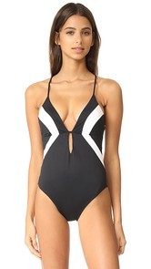 Shoshanna Colorblock One Piece