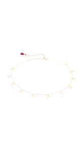 Shashi Solitaire Drop Choker Necklace