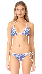 Shoshanna Triangle Top With Binding