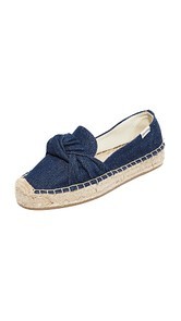 Soludos Knotted Platform Smoking Slippers