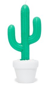 SunnyLife Tall Large Cactus Candle