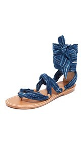 Soludos Indigo Bandana Sandals