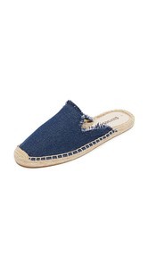 Soludos Frayed Mules