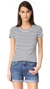 Splendid 1x1 Venice Stripe Tee