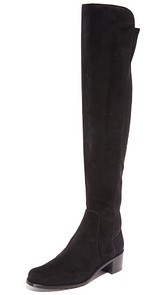 Stuart Weitzman Reserve Stretch Suede Boots