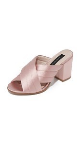 Steven Zada Satin Mules