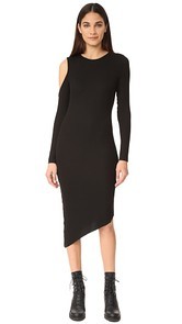 The Hours Cold Shoulder Slit Dress