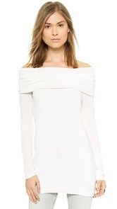 Three Dots Off Shoulder Top