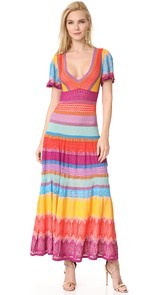 Temperley London Midi Sunlight Knit Dress