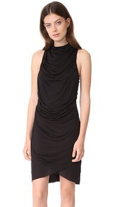 The Hours Fluid Mock Neck Dress